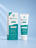 Three blue tubes of Biotherm Anti Acne Face Wash 100ml stacked vertically against a clean white background. Health Drive Pharmaceuticals